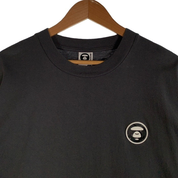 AAPE エーエイプ NOW TEE ラバーパッチ Tシャツ チャコールグレー AAPTEM1245XXK Size XXL 福生店