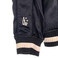 HYSTERIC GLAMOUR ヒステリックグラマー 16SS 野口強 刺繡 スーベニアジャケット スカジャン ブラック レーヨン 0261AB12 Size L 福生店