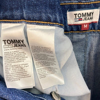 TOMMY JEANS トミージーンズ 4500248110 classic dungaree dress クラシックダンガリードレス デニムジャンパースカート インディゴ sizeM 瑞穂店