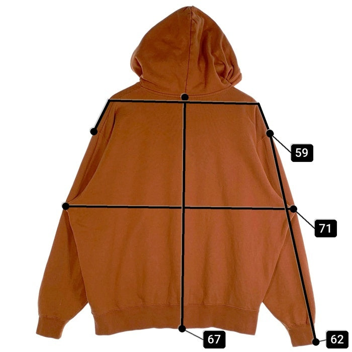 90`s NIKE ナイキ カレッジロゴ テキサス プルオーバー フーディー パーカー ブラウン Size XL 福生店