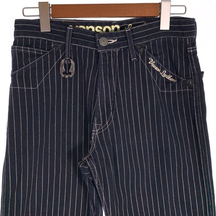 VANSON Leathers ヴァンソン レザース ストライプ デニム パンツ ブルー Size 31 福生店