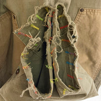 MLVINCE メルヴィンス Double Knee Painter Pants カーキ size32 瑞穂店
