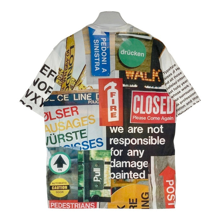 JUNYA WATANABE COMME des GARCONS MAN ジュンヤワタナベ コムデギャルソンマン WG-T001 AD2020 タイポグラフィー プリント Tシャツ ホワイト sizeM 瑞穂店