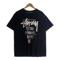 STUSSY ステューシー INTERNATIONAL TRIBE 半袖 Tシャツ ブラック Size XL 福生店