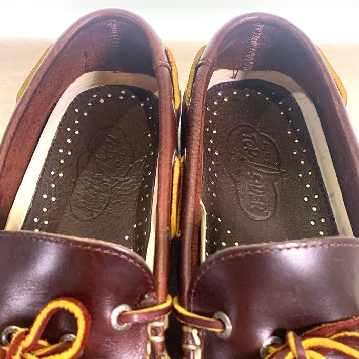 SPERRY TOP-SIDER スペリー トップサイダー 革靴 レザー デッキシューズ ブラウン 1550748 Size 8.5 福生店