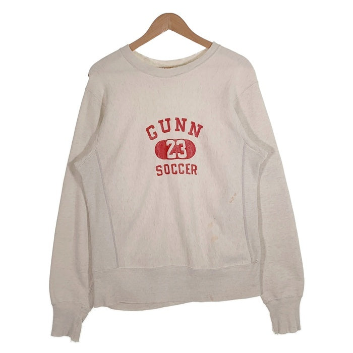 60's Champion チャンピオン GUNN SOCCER リバースウィーブ クルーネックスウェットトレーナー オートミール タタキタグ Size M 福生店