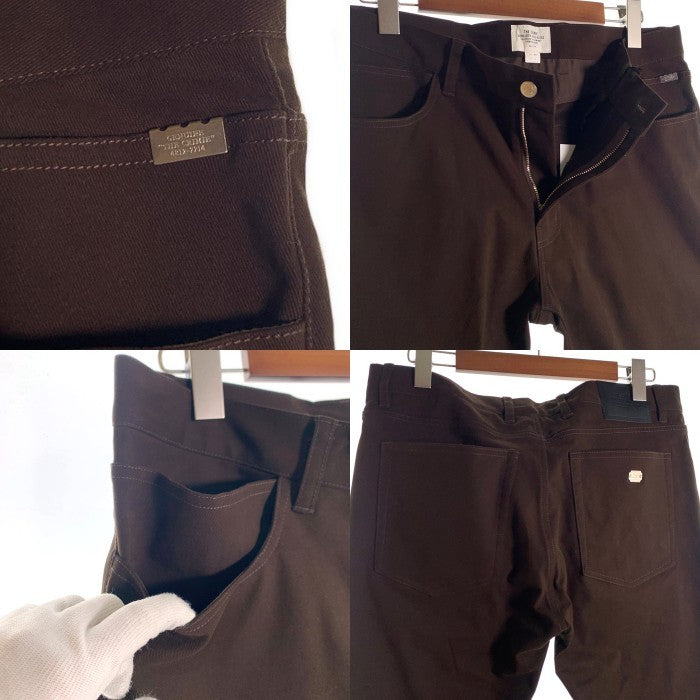 CRIMIE クライミー STRETCH TWILL SLIM FIT 7714 PANTS ストレッチツイルパンツ スリムフィット ブラウン CR1-02C5-PL11 Size XL 福生店