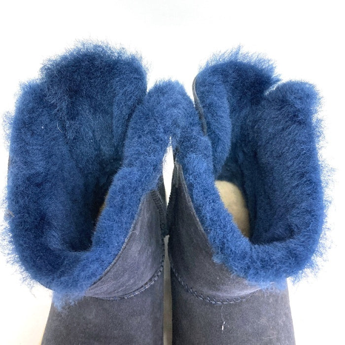 UGG アグ 1006493 W SELENE セリーヌ ショート ムートンブーツ  ネイビーsize25cm 瑞穂店