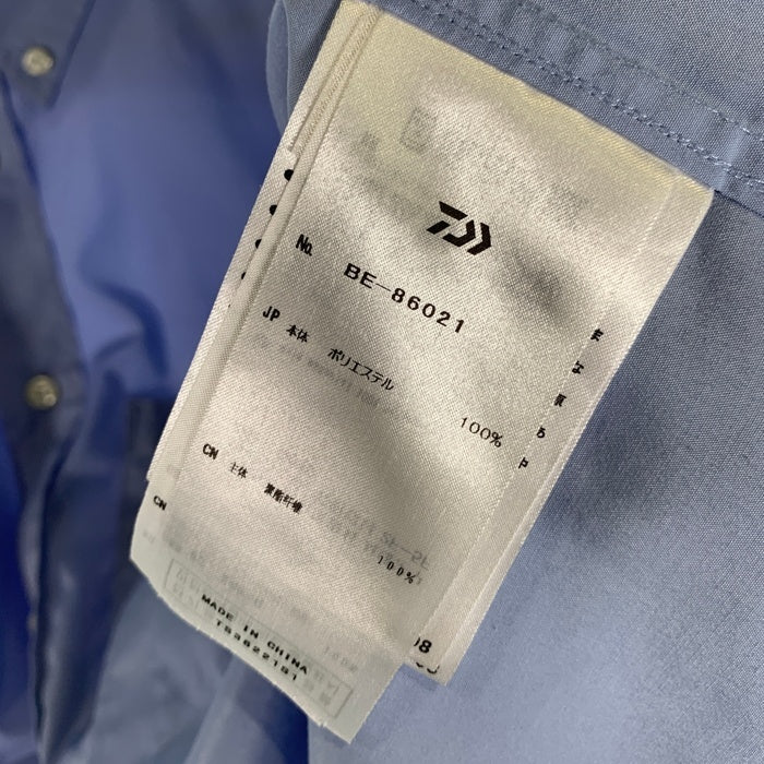 DAIWA PIER39 ダイワピア 21SS TECH BD S/S テック ボタンダウンショートスリーブシャツ 半袖 ライトブルー BE-86021 Size L 福生店
