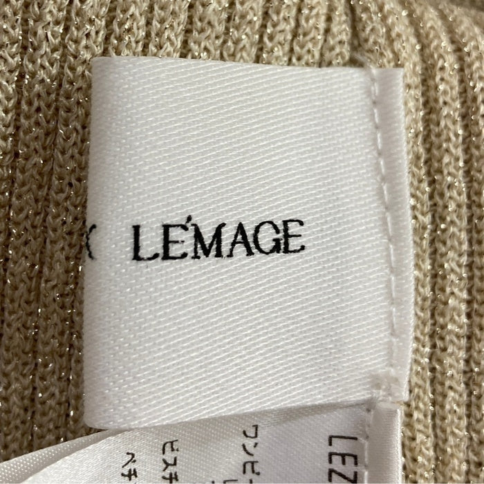 CAPRICIEUXLEMAGE カプリシュ－レマージュ ビスチェ ラメワンピース セット LEZ1041709A0002 ベージュ sizeF 瑞穂店