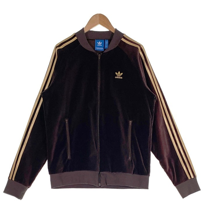 adidas Originals アディダス オリジナルス B&Y別注 ベロア トラックジャケット ブラウン BK4562 Size L 福生店