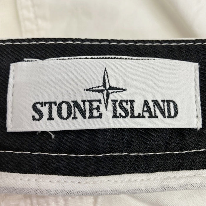 STONE ISLAND ストーンアイランド 6615L15WN BERMUDA SHORT ショートパンツ ホワイト size31※所々汚れあり 瑞穂店