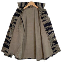 U.S.ARMY 米軍 レプリカ シルバータイガーストライプ カモフラージュ ミリタリーシャツ Size US-L 福生店