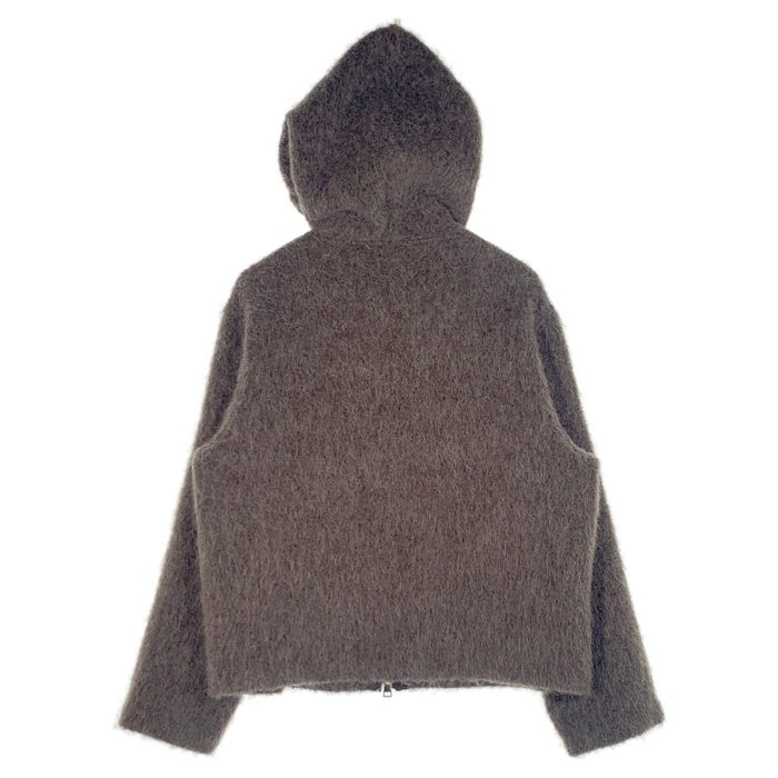 OUR LEGACY アワーレガシー 23AW FULL ZIP HOOD フルジップフード グレー モヘア ウール M4236FM 福生店