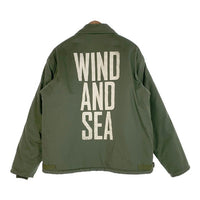 WIND AND SEA ウィンダンシー 23AW A2 DECK JACKET ミリタリーデッキジャケット オリーブ WDS-O-MLY-24-Q1-JK-02 Size XL 福生店