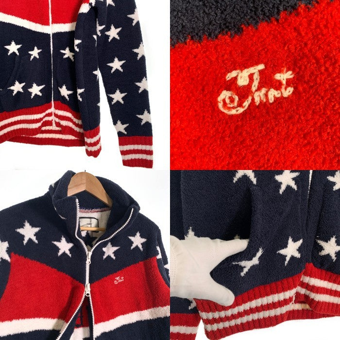TMT ティーエムティー 19AW SHAGGY BOA STAR ZIP UP JACKET シャギーボア スタージップジャケット ネイビー TKN-F1901 Size L 福生店