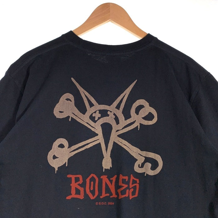 00's POWELL PERALTA パウエル ペラルタ RAT BONES ラットボーンズ 半袖 Tシャツ ブラック Size L 福生店