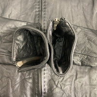 junhashimoto ジュンハシモト LET0015 WCF03 カウレザー シングル ライダースジャケット ブラック size4 瑞穂店