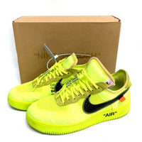 NIKE ナイキ AIR FORCE 1 LOW エアフォース1ロー THE 10 Off-White オフホワイト ボルト スニーカー  AO4606-700 イエローSize 28.5cm 瑞穂店