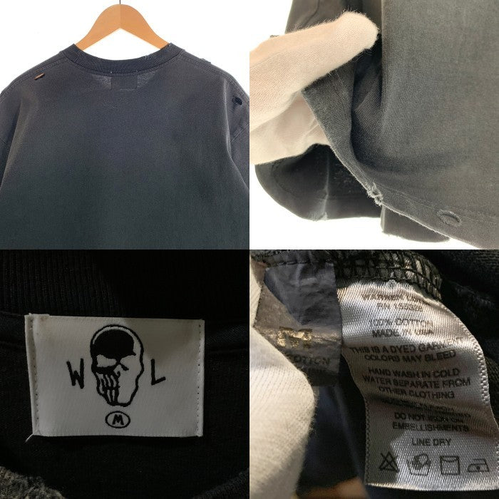Warren Lotas ウォーレンロータス NIGHT of THE BUTCHER ダメージ加工 半袖 Tシャツ ブラック Size M 福生店