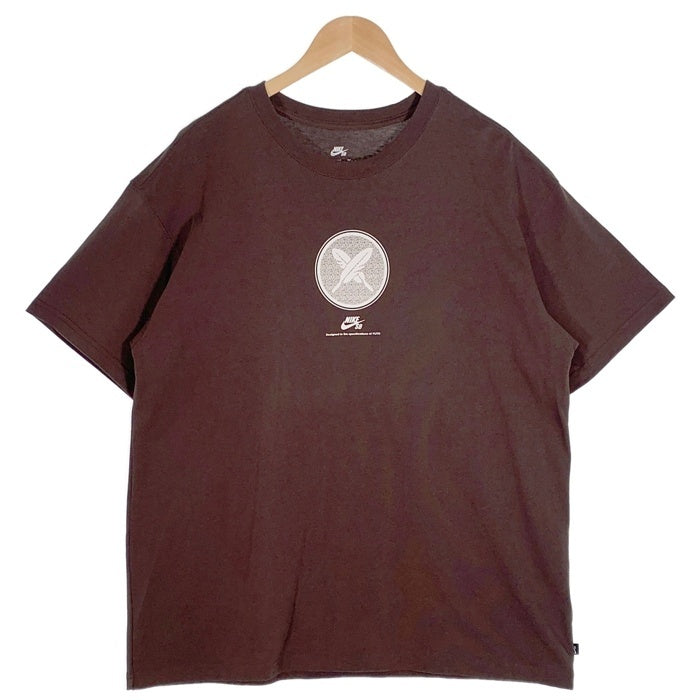 NIKE SB ナイキ Yuto Horigome Skateboard Tee 堀米雄斗 プリントTシャツ ブラウン FN0670-237 Size XL 福生店