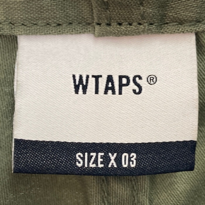 WTAPS ダブルタップス 18AW CAPE/TROUSERS COTTON SATIN 182WVDT-PTM02 ケープ トラウザーズ ブラック カーゴパンツ カーキ size03 瑞穂店