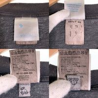 SAINT Mxxxxxxセントマイケル 24AW SS TEE CHOSEN ヴィンテージ加工 プリントTシャツ フェードブラック SM-YS1-0000-004 Size XL 福生店