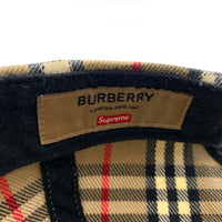 SUPREME シュプリーム BURBERRY バーバリー 22SS Denim 6 Panel チェック ベージュ  USA製 福生店