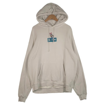 KITH NYC キス Disney ディズニー デイジーダック ボックスロゴ プルオーバースウェットパーカー ホワイト Size XL 福生店