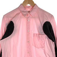 COMME des GARCONS SHIRT コムデギャルソンシャツ ウール切替 シャツ ピンク S13908 フランス製 Size S 福生店