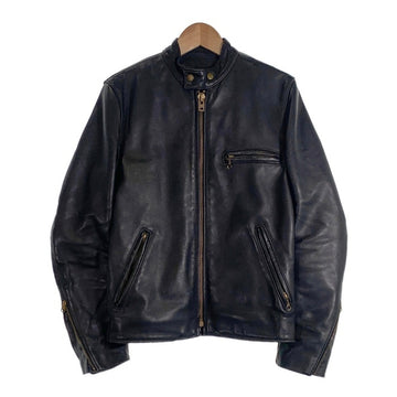 VANSON バンソン B レザー シングルライダースジャケット ブラック ライナー付 TALON Size 36 福生店