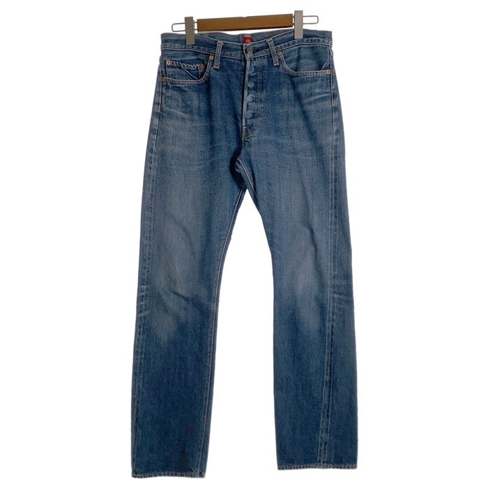 RESOLUTE リゾルト 710 テーパードデニムパンツ インディゴ セルビッジ ボタンフライ Size 34 福生店