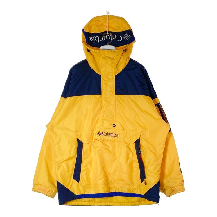Columbia コロンビア 中綿アノラックパーカー イエロー sizeL※袖口汚れあり 瑞穂店