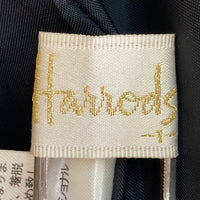 HARRODS ハロッズ ツィード  ノースリーブ ワンピース ジャケット セットアップ ダークパープル size上2/下1 瑞穂店