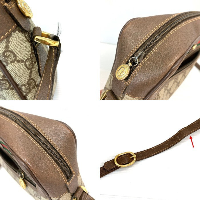 GUCCI グッチ GGスプリーム シェリーライン ショルダーバッグ オールド 001.56.6472 ベージュ ブラウン 瑞穂店
