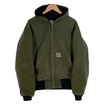 80-90's Carhartt カーハート Active Jacket アクティブジャケット ダック モスグリーン JR104 Size M 福生店