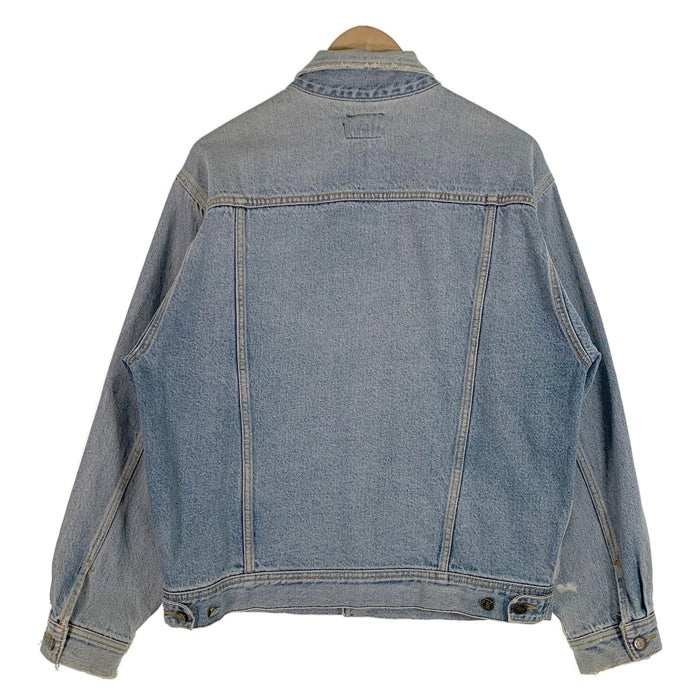 90's Lee リー デニムジャケット インディゴ レザーパッチ Size L 相当 福生店
