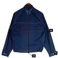 70's~ JC Penney ジェイシーペニー ドリズラージャケット スウィングトップ ネイビー アルミTALON Size M 福生店