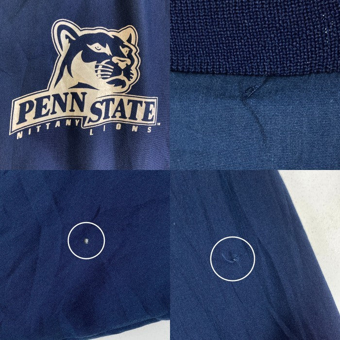 AUBURN SPORTSWEAR アーバンスポーツウェア USA製 PENN STATE NITTANY LIONS スナップボタン ブルゾン ネイビー sizeXL 瑞穂店