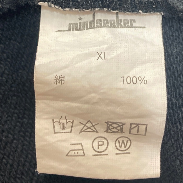 Mindseeker マインドシーカー フロントロゴ スウェットトレーナー ブラック sizeXL 瑞穂店