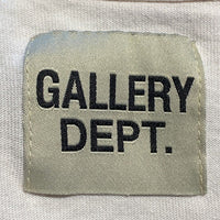 GALLERY DEPT. ギャラリーデプト ATK CORONA VIRUS WORLD TOUR プリントTシャツ ダメージ加工 ベージュ Size L 福生店
