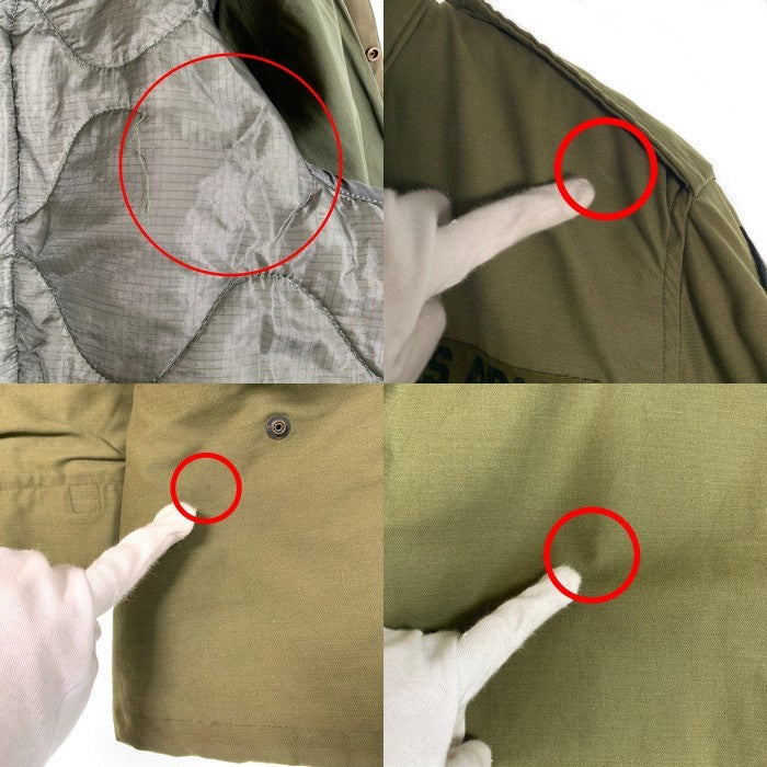 60's U.S.ARMY 米陸軍 M-65 ミリタリー フィールドジャケット 2nd 69年会計 オリーブ アルミSCOVILL 04年ライナー付 Size M-R 福生店