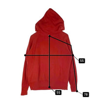 60's~ ラグランスリーブ プルオーバースウェットパーカー レッド Size M 相当 福生店