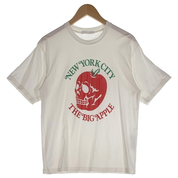 THEE HYSTERIC XXX ジィヒステリックトリプルエックス THE BIG APPLE プリントTシャツ ホワイト 06221CT02 Size M 福生店