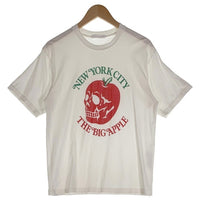 THEE HYSTERIC XXX ジィヒステリックトリプルエックス THE BIG APPLE プリントTシャツ ホワイト 06221CT02 Size M 福生店