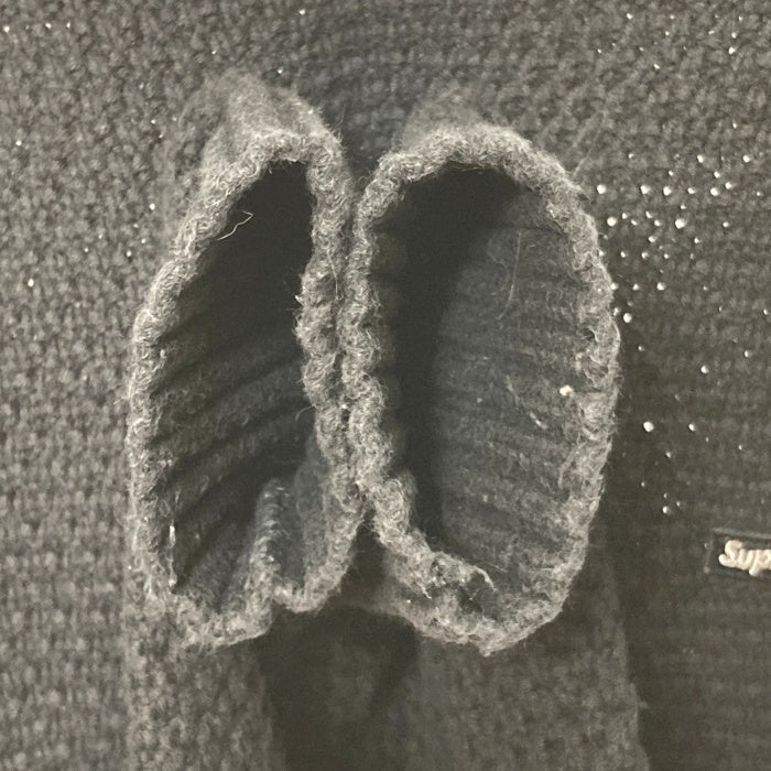 SUPREME シュプリーム 20AW Textured Small Box Sweater スモールボックスロゴニット ブラック sizeM 瑞穂店