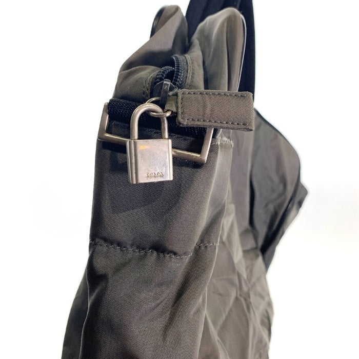 PRADA SPORT プラダスポーツ NYLON GOLF 2WAY ボストンバッグ ハンド ゴルフ グリーン V369 ショルダーストラップ欠品 福生店