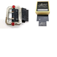 ATTRACTIONS アトラクションズ ACE WESTERN BELTS エースウエスタンベルト A20032 Studded and Jeweled Belt スタッズ ジュエリー ベルト ブラック size34 瑞穂店