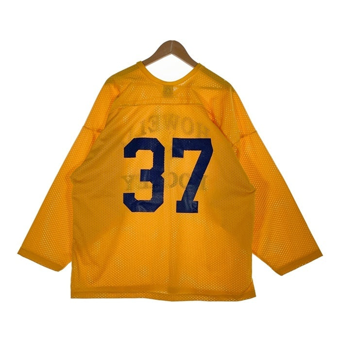 90's HOWELL HOCKEY ハウエル・バイキングス メッシュ ホッケージャージ イエロー USA製 Size XL 福生店