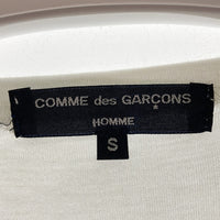 COMME des GARCONS HOMME コムデギャルソンオム HS-T004 AD2016 ストライプ シャツ生地 切り替え Tシャツ カットソー ブルー sizeS 瑞穂店